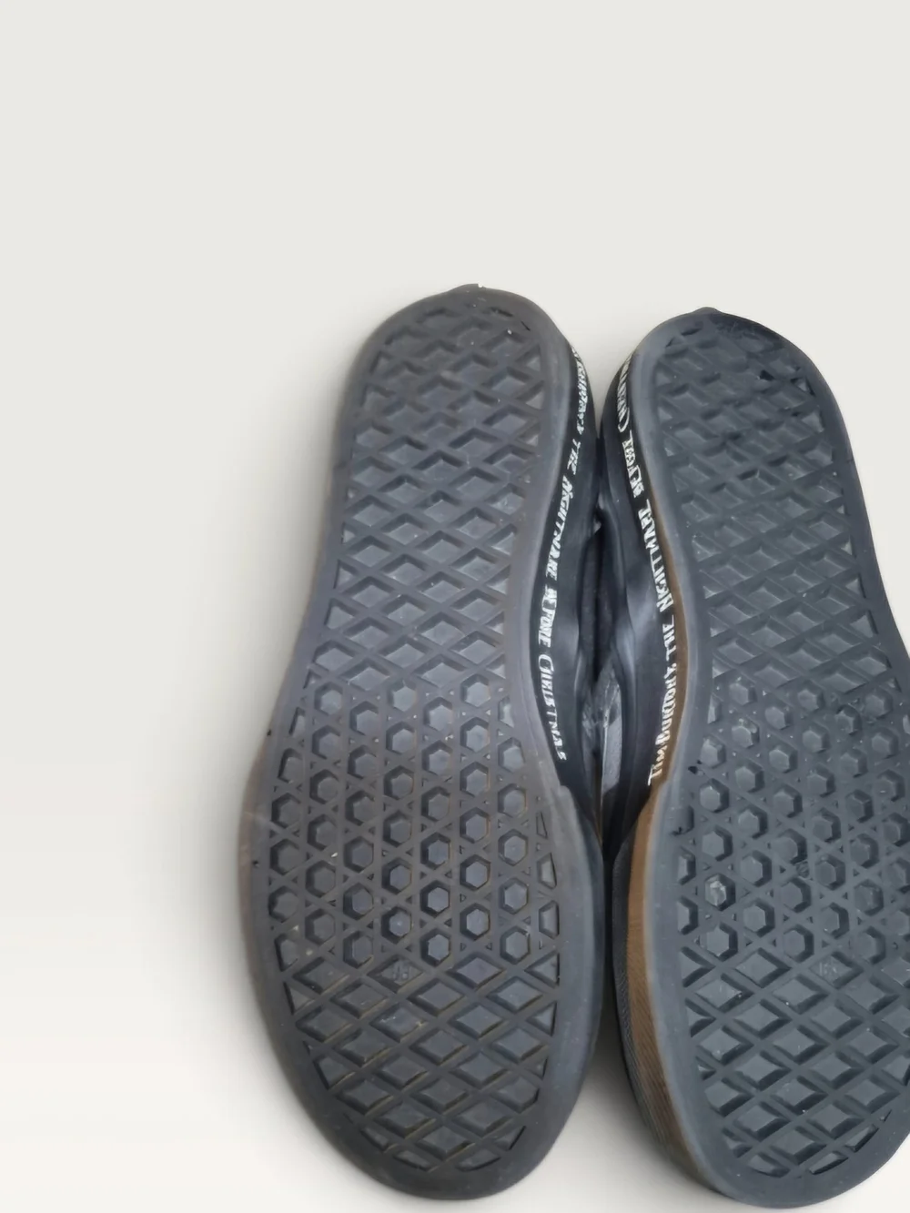 Vans Kids Black & Gray Jack Skellington Slip-On Sneakers